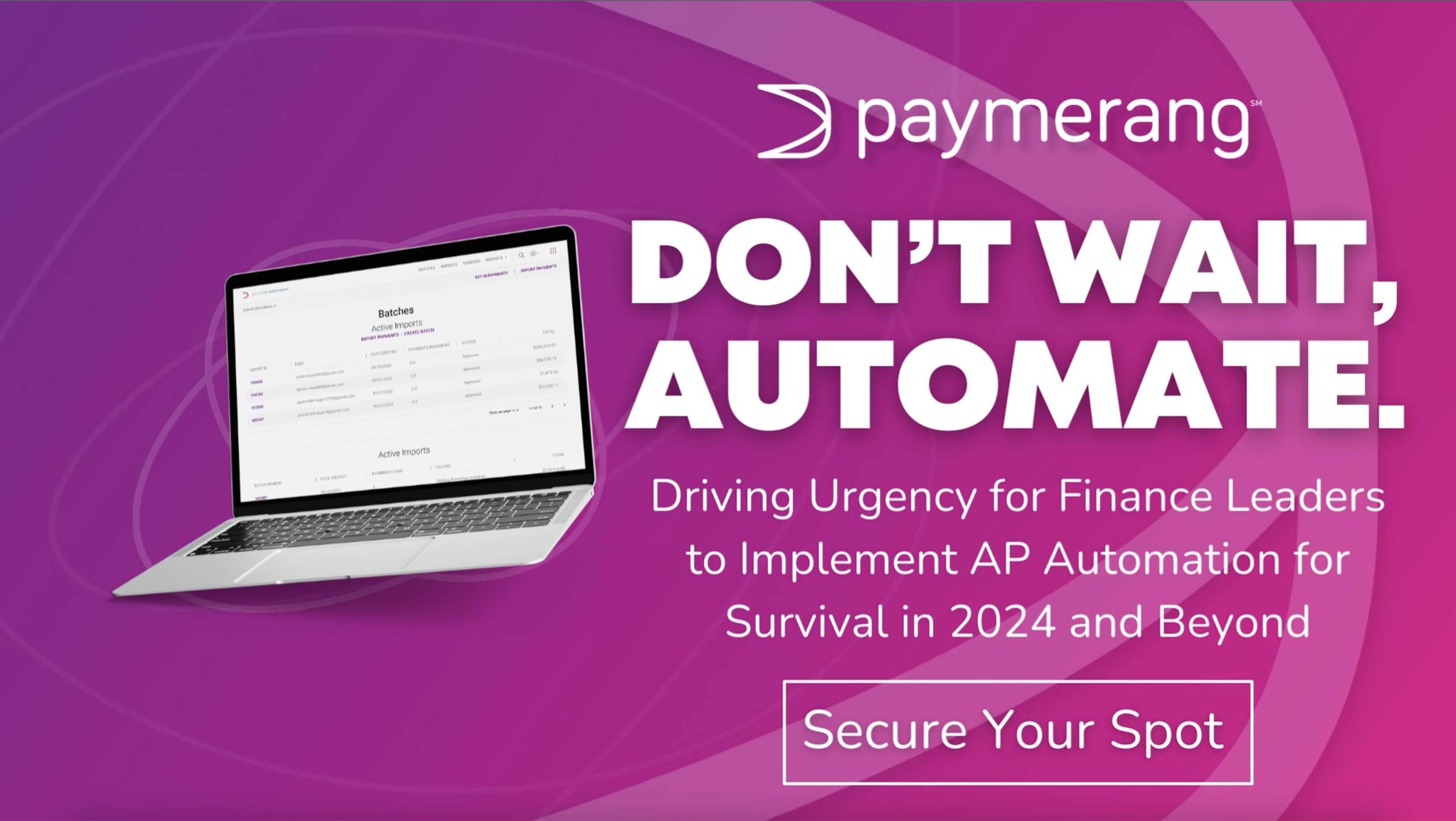 Don't Wait, automate thumbnail